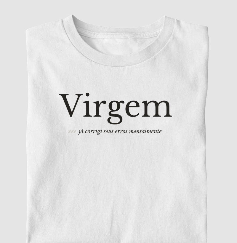 Camiseta signo Virgem