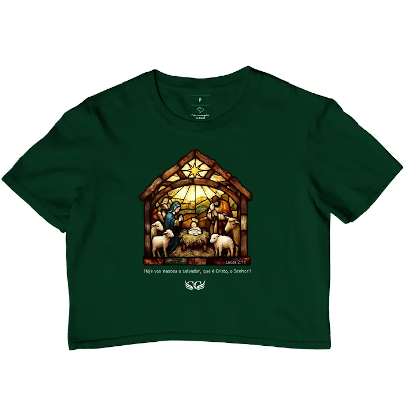 Croped de Natal Hoje vos nasceu o Salvador