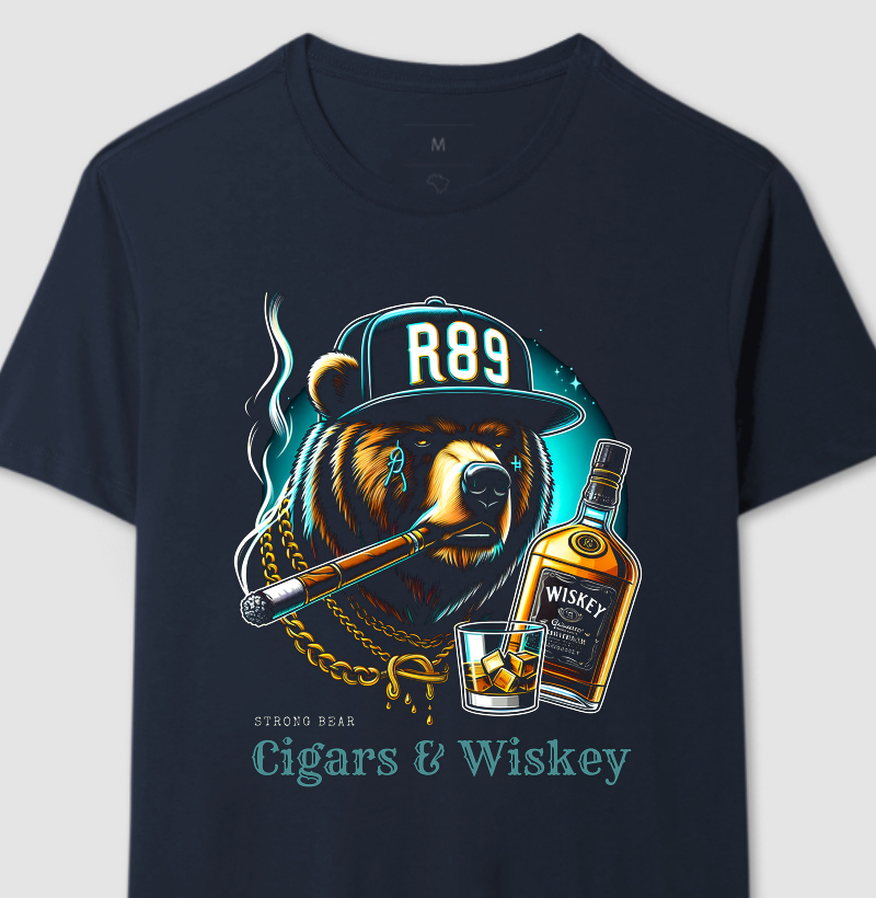 Mascote Ralph - Coleção Strong Bear - Cigars & Wiskey - 202402101305