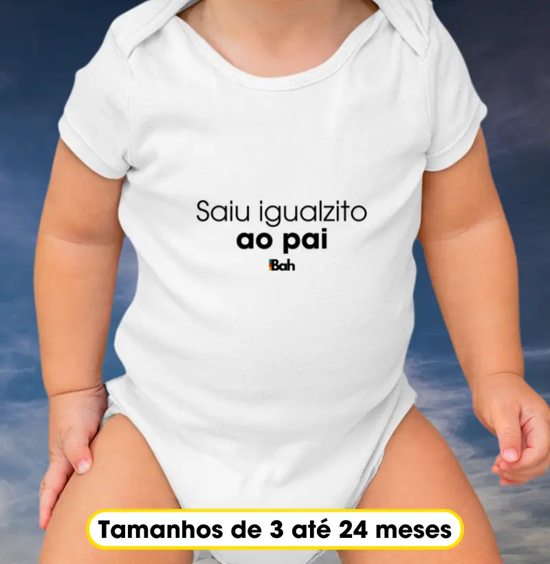 Saiu igualzito ao pai