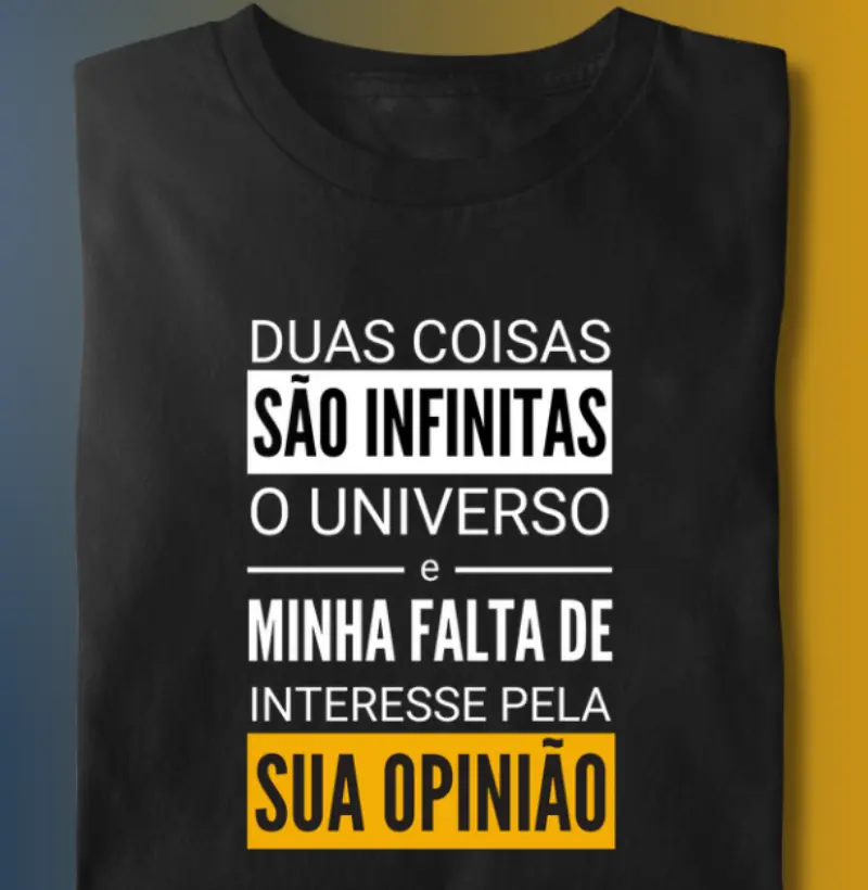 DUAS COISAS INFINITAS