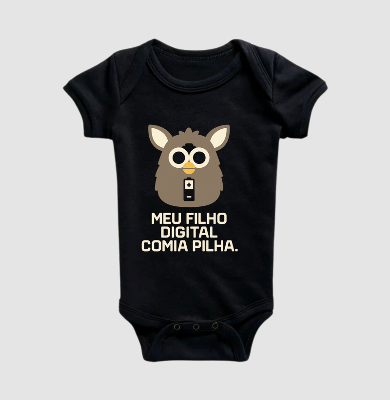 Meu filho digital comia pilha