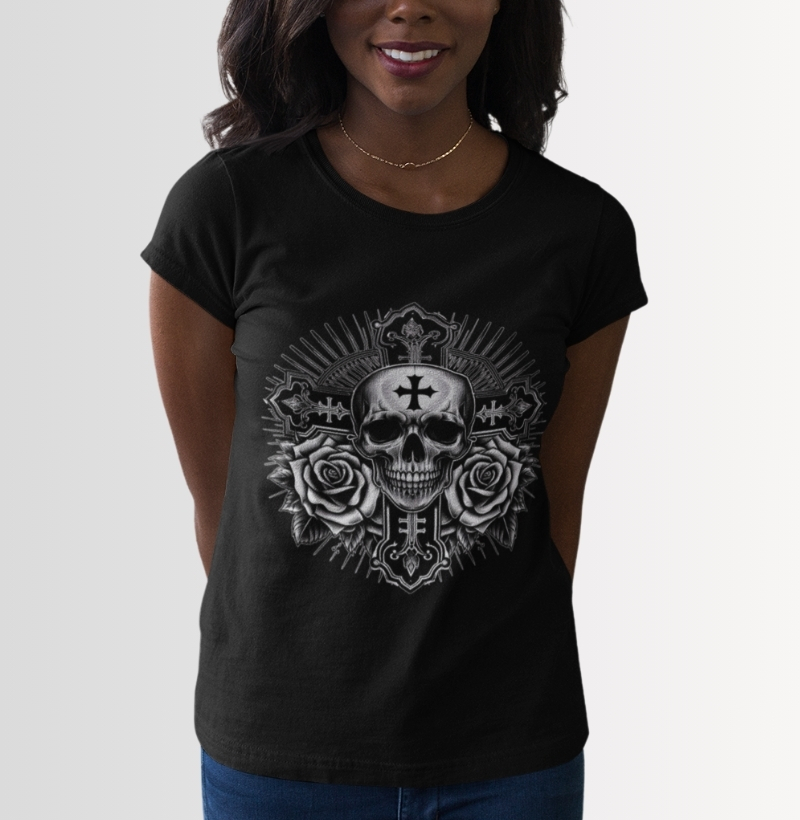 Camiseta Skull Cross