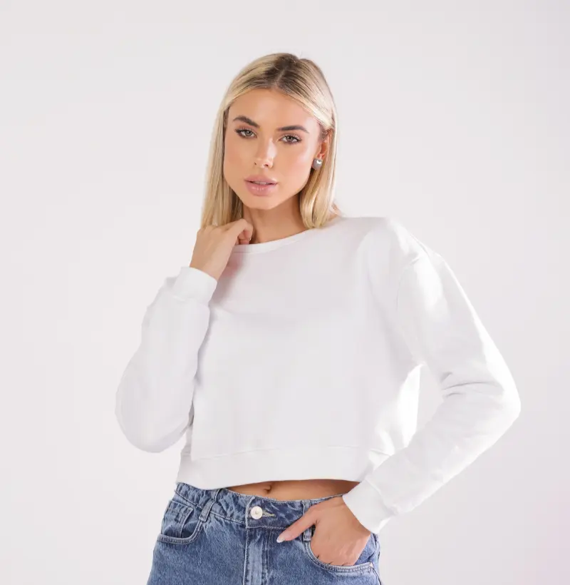 Moletom Cropped