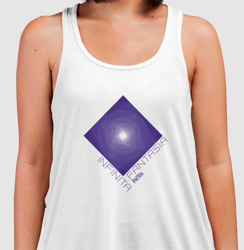 REGATA "INFINITA FANTASIA" / ROXO ESTAMPA MÉDIA