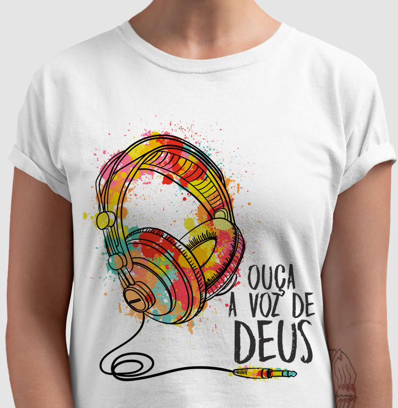 Camiseta Ouça a Voz de Deus