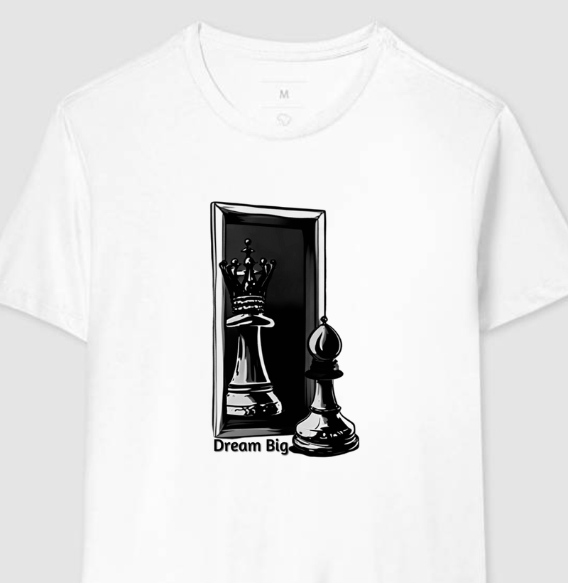 Camiseta Dream Big - Qualidade Reserva