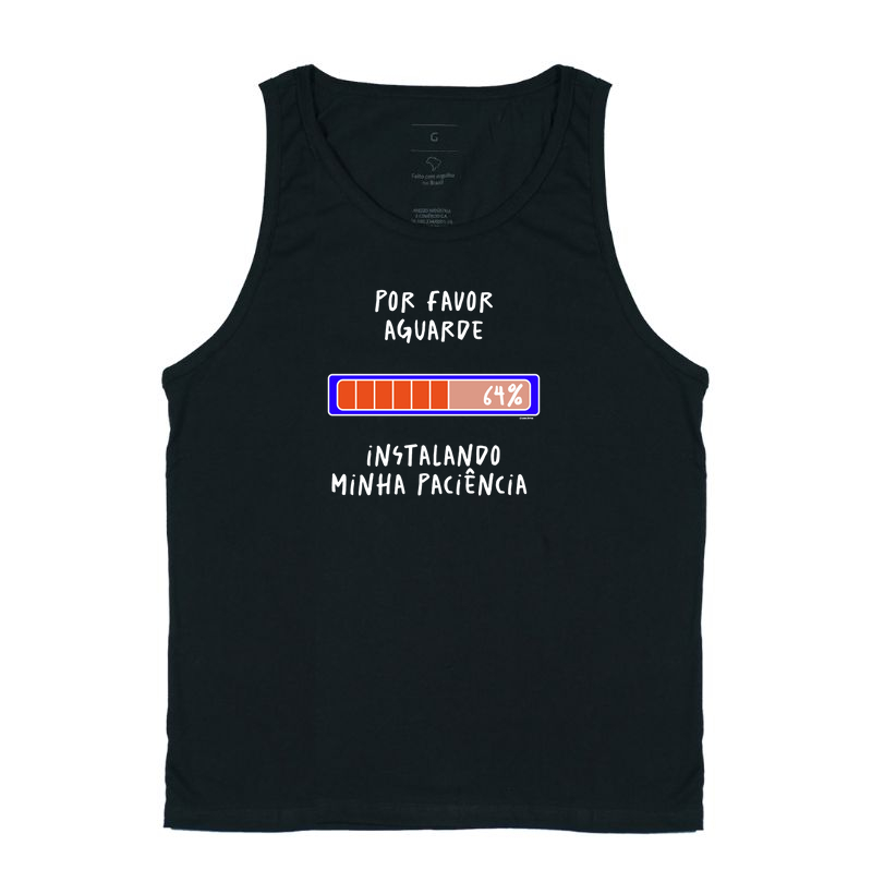 Camiseta Por favor Aguarde Instalando Minha Paciência 