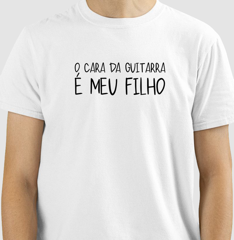 O cara da guitarra é meu filho