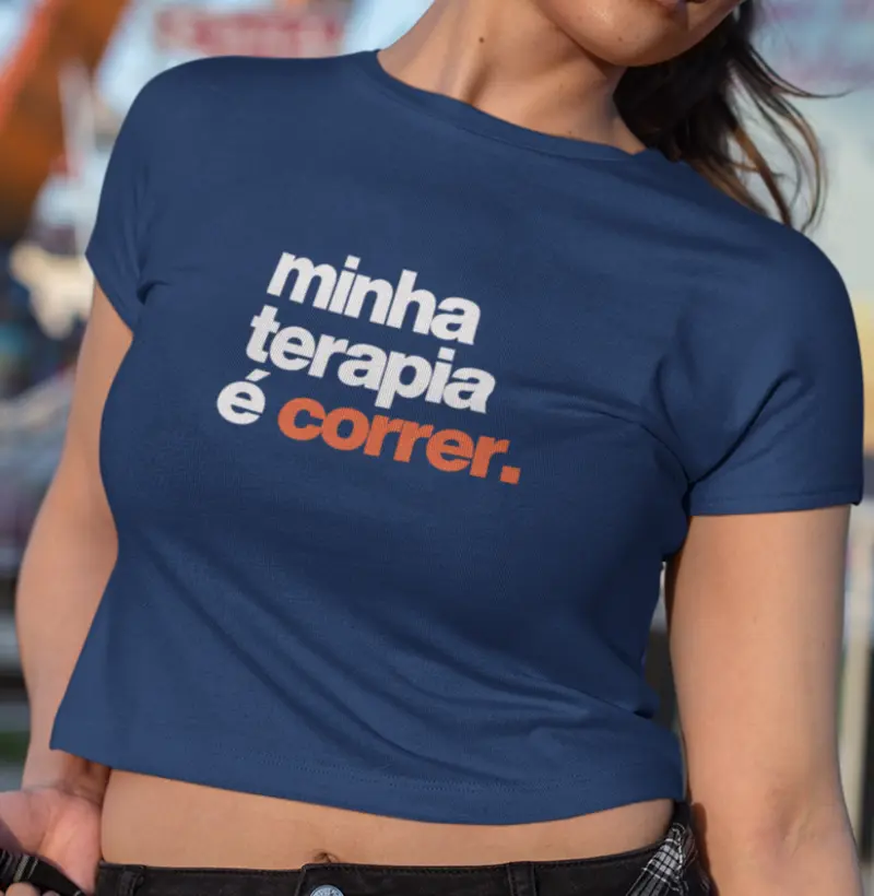 Minha terapia é correr
