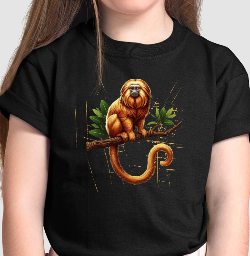 Camiseta Infantil Mico-Leão-Dourado