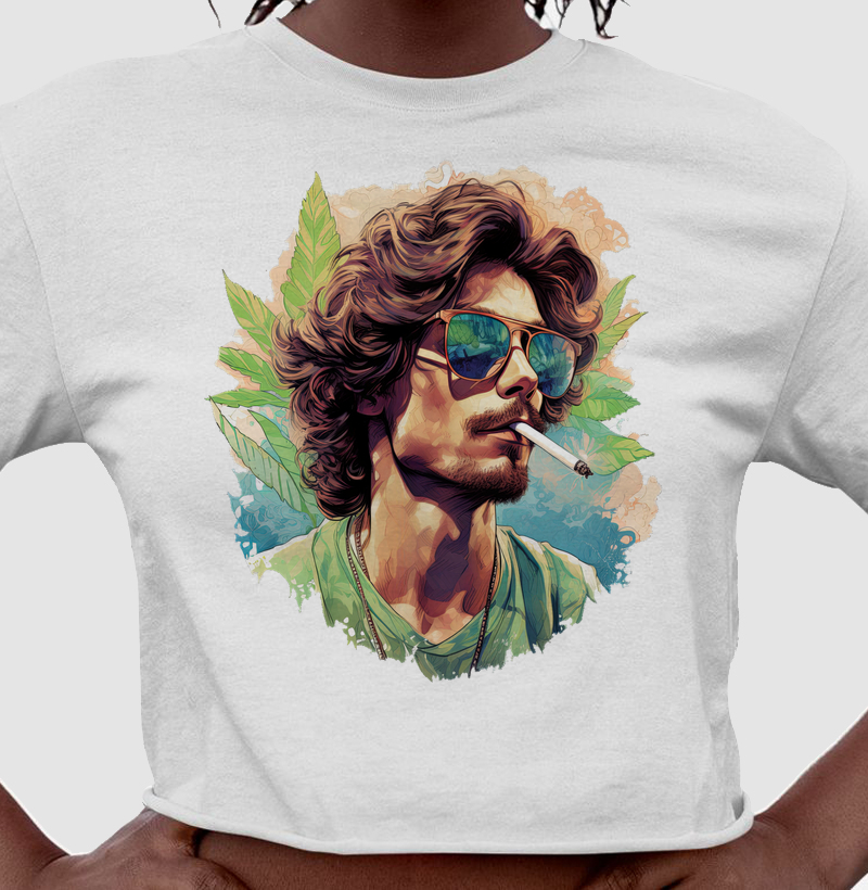 Cropped Sunset Smoke