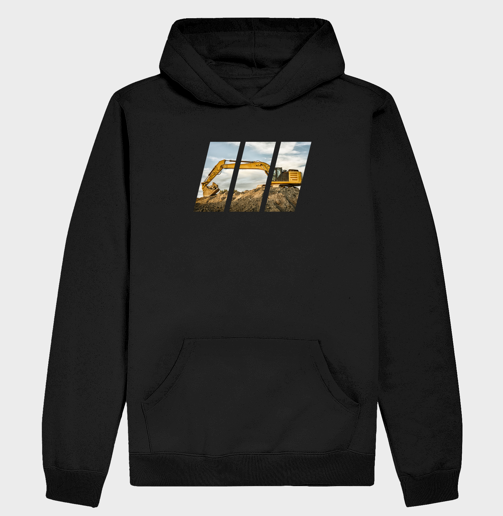 minimalista premium - escavadeira cortada