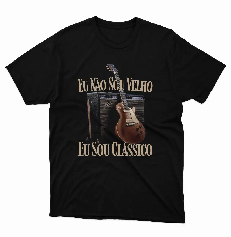 Camiseta Eu Não Sou Velho, Eu Sou Clássico (Gibson)