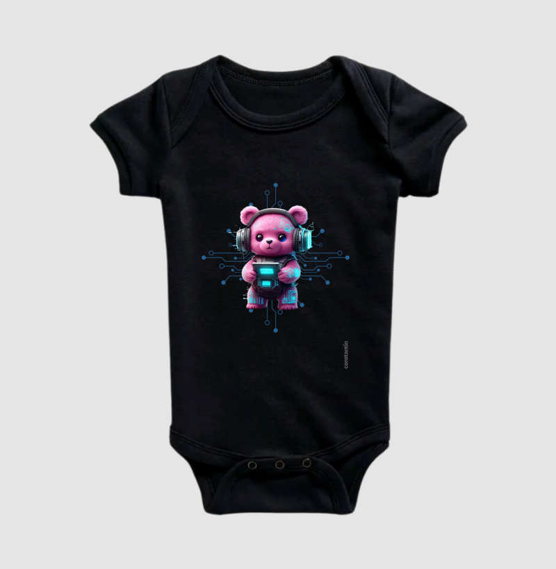 Urso tecnológico pink