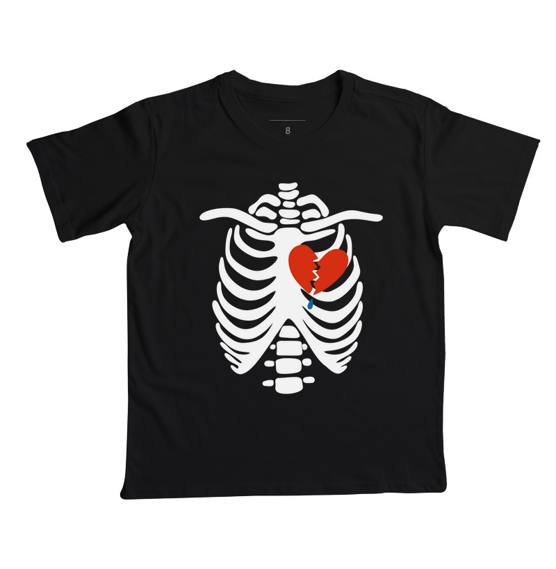 Caveira Broken Heart