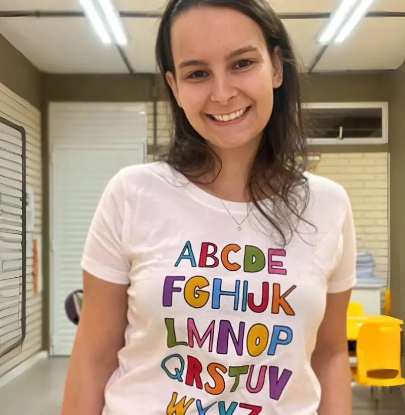 Camiseta - Abecedário 