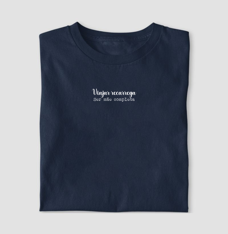 T-shirt Viajar Recarrega