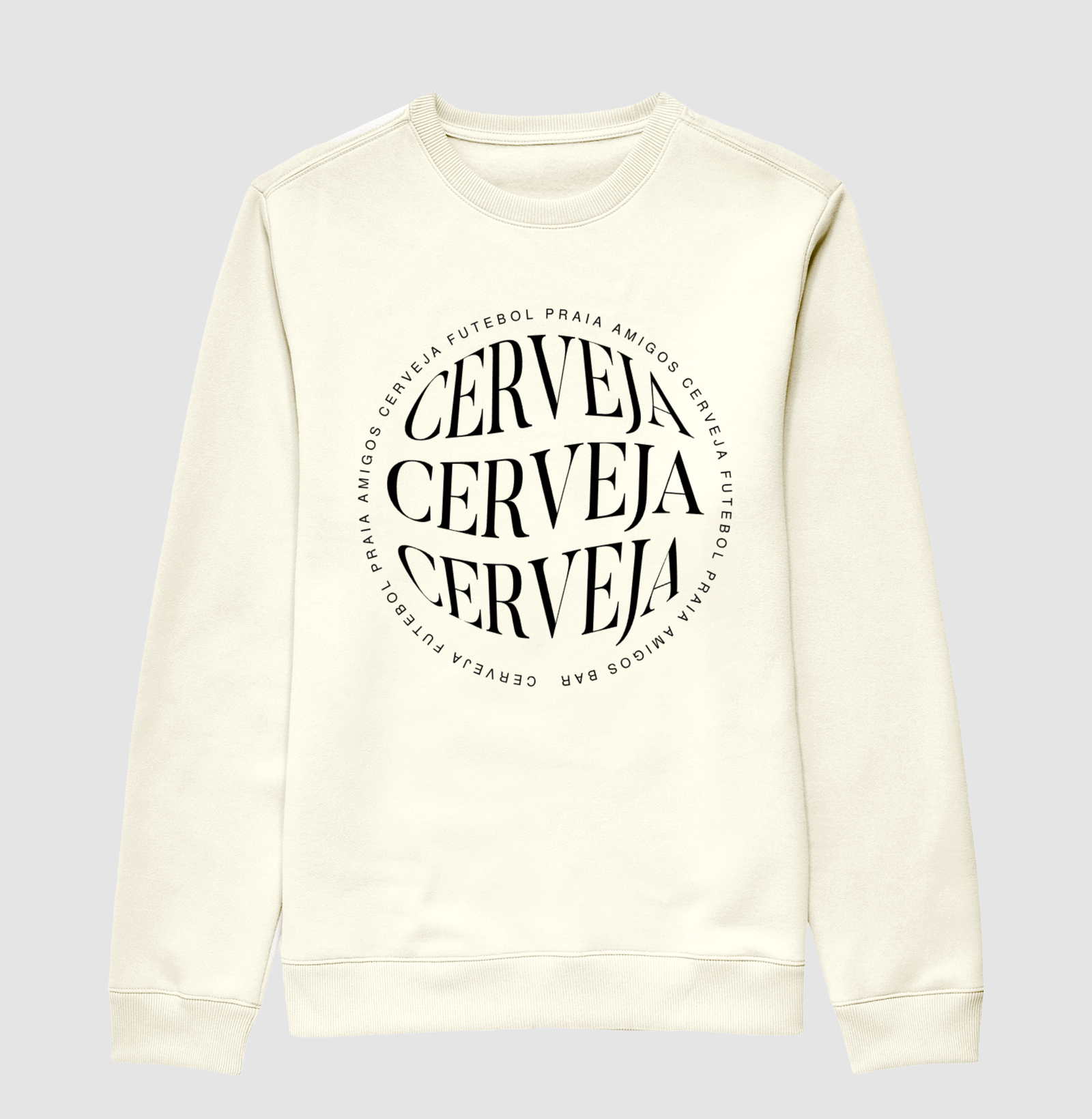 sueter moletom - cerveja mundo
