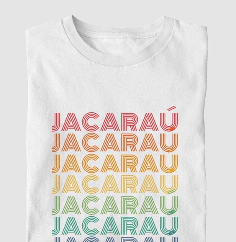 Jacaraú Letreiro Retrô