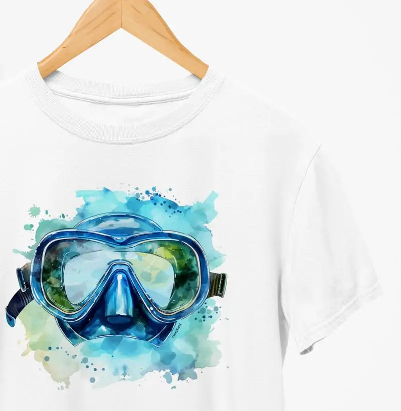 Camiseta Máscara de Mergulho