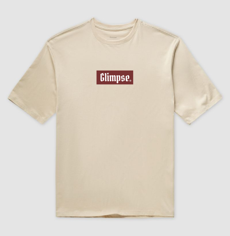Camiseta Oversized Glimpse BG areia