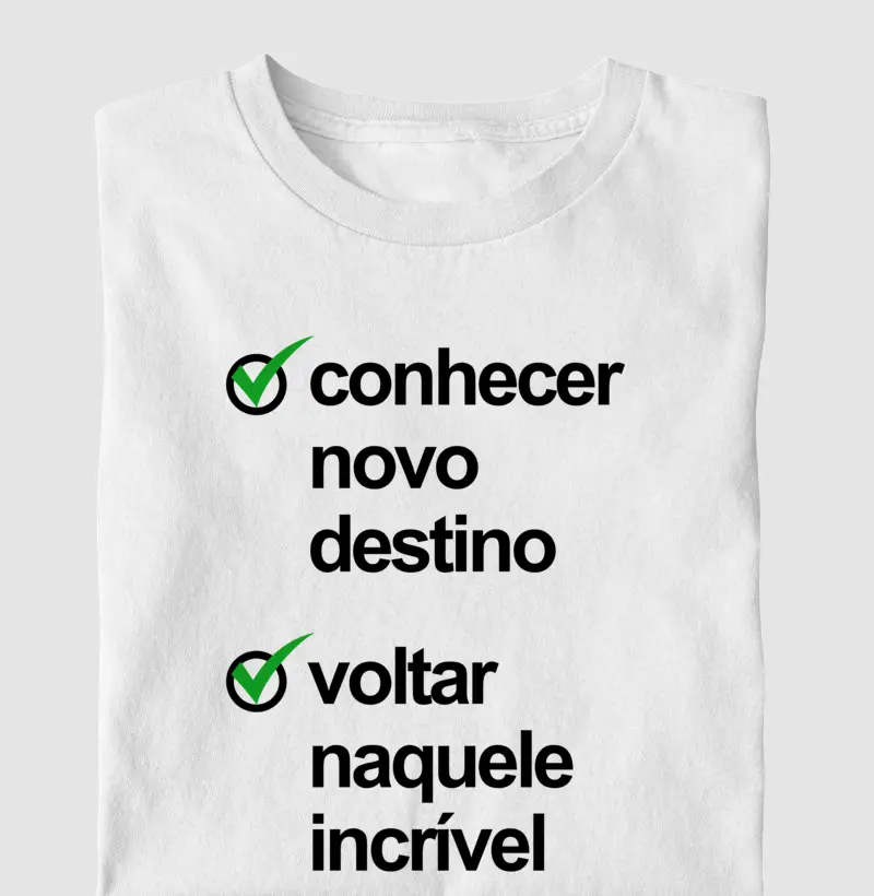 Conhecer novo destino