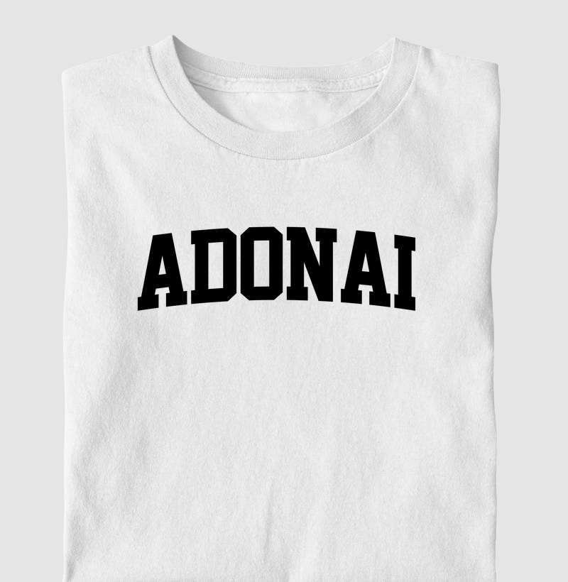 ADONAI — Camiseta Infantil Cristã | Loucos Por Jesus