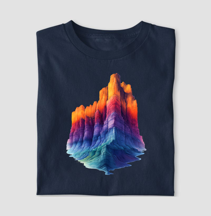 Camiseta Arco-íris de Pedra