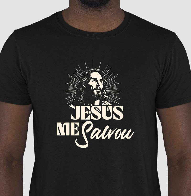 Camiseta Jesus me salvou