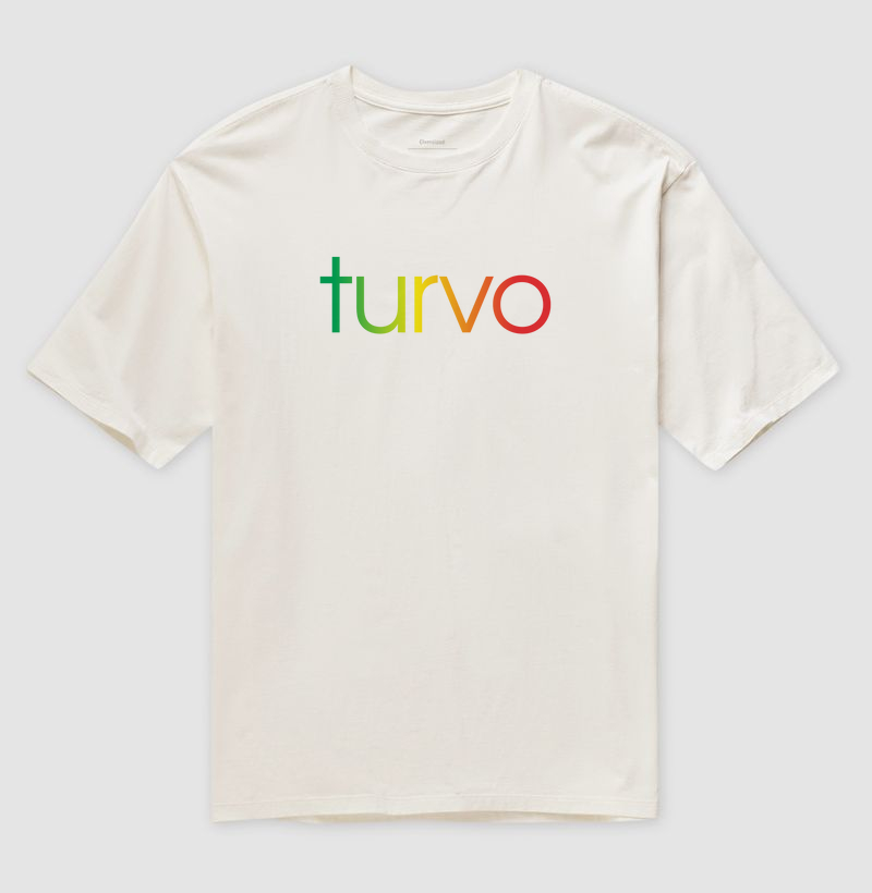 Camiseta Oversized Turvo Cores da Bandeira