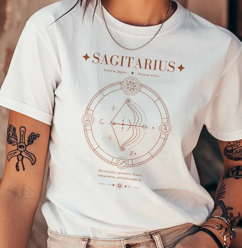 Camiseta Signos SAGITÁRIO - SAGITARIUS ICONS