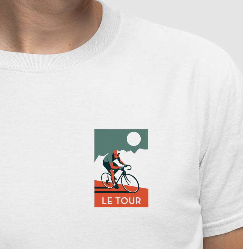 Camiseta Le Tour 100% Algodão