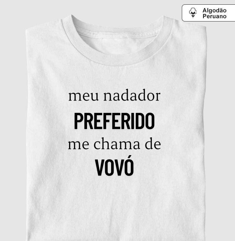 Meu nadador preferido me chama de Vovó