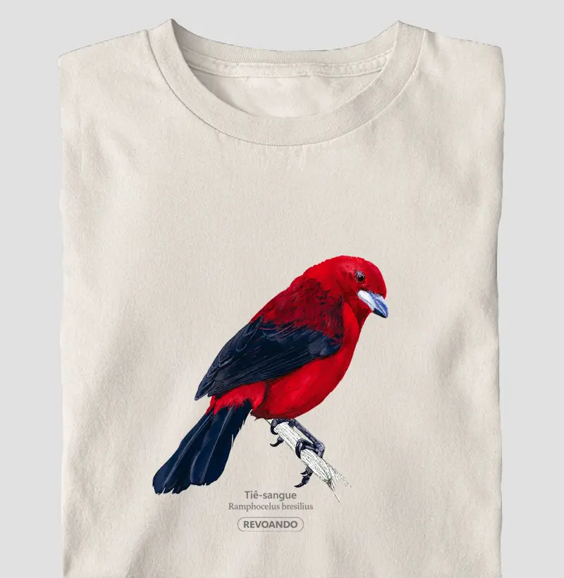 Aves do Brasil - Tiê Sangue - Oversized