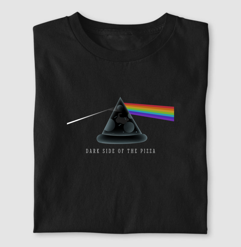 Dark side of the pizza