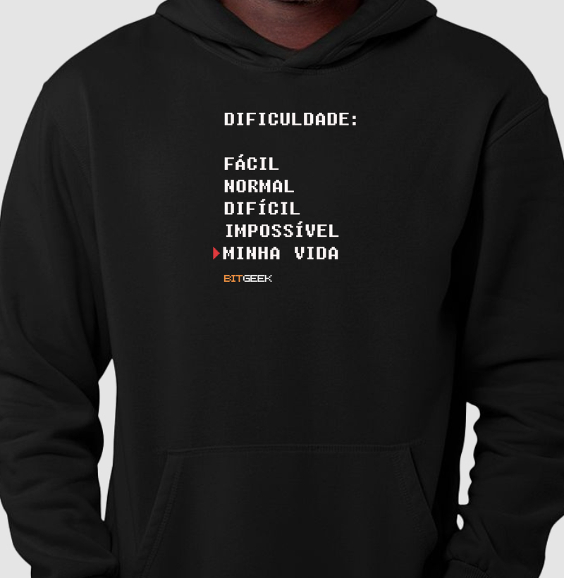 Hoodie Moletom Minha Dificuldade