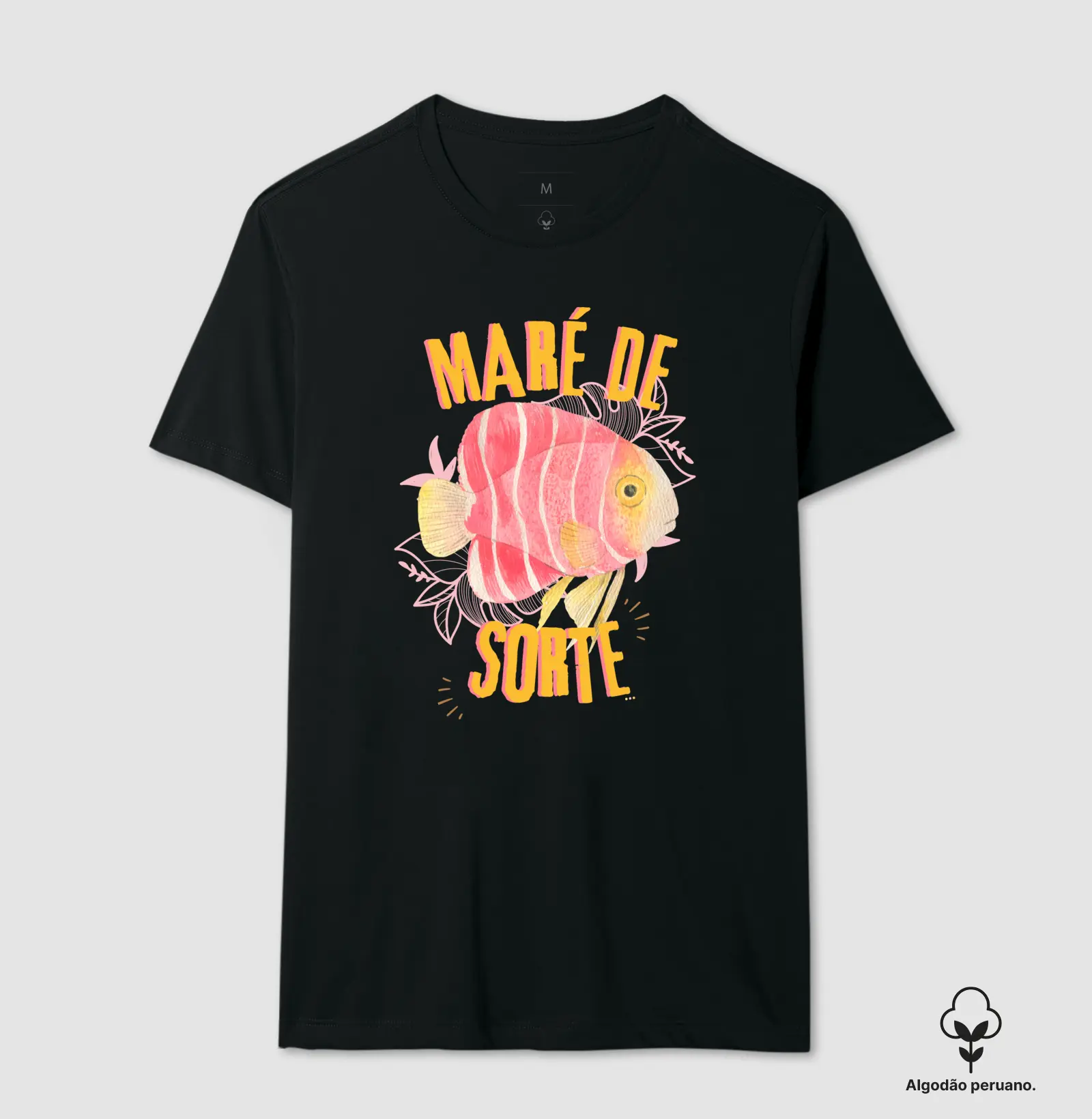 Camiseta Algodão Peruano Maré de Sorte 