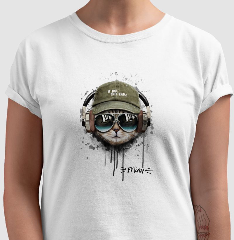 Camiseta Miau descolado