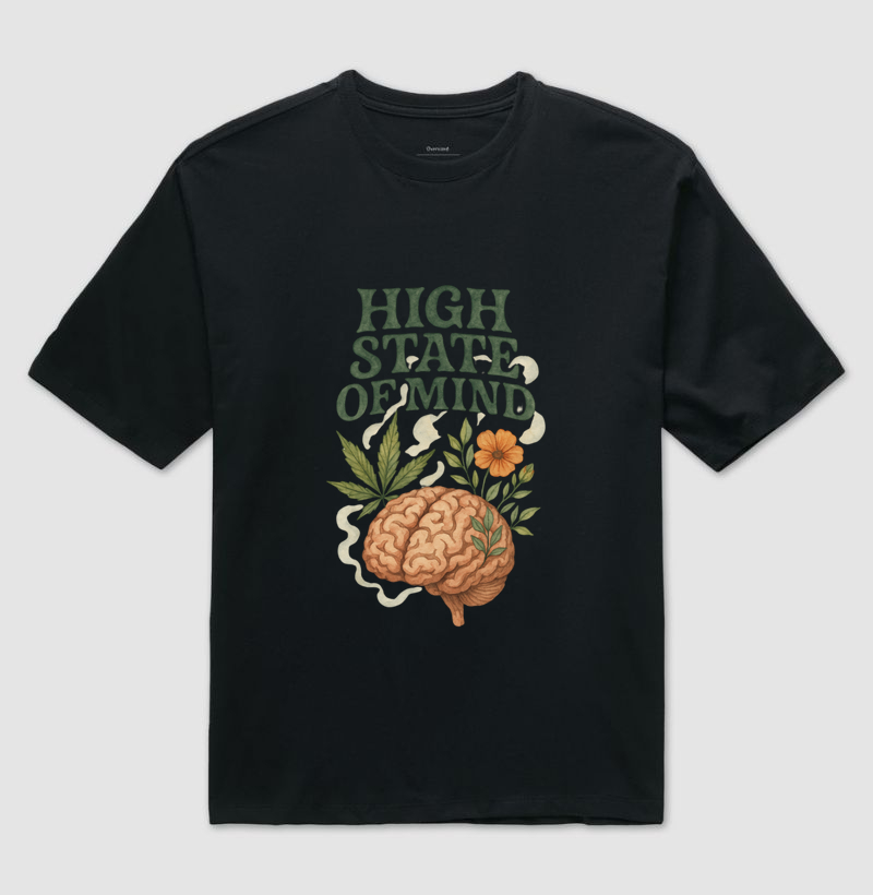 Camiseta oversized - High State Of Mind
