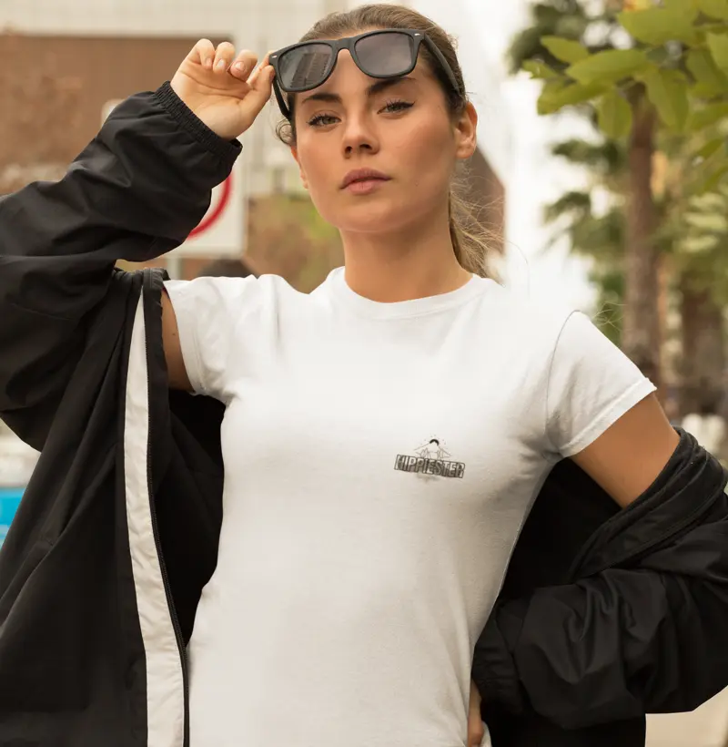 T SHIRT Feminina Hippiester Life Basic Branca