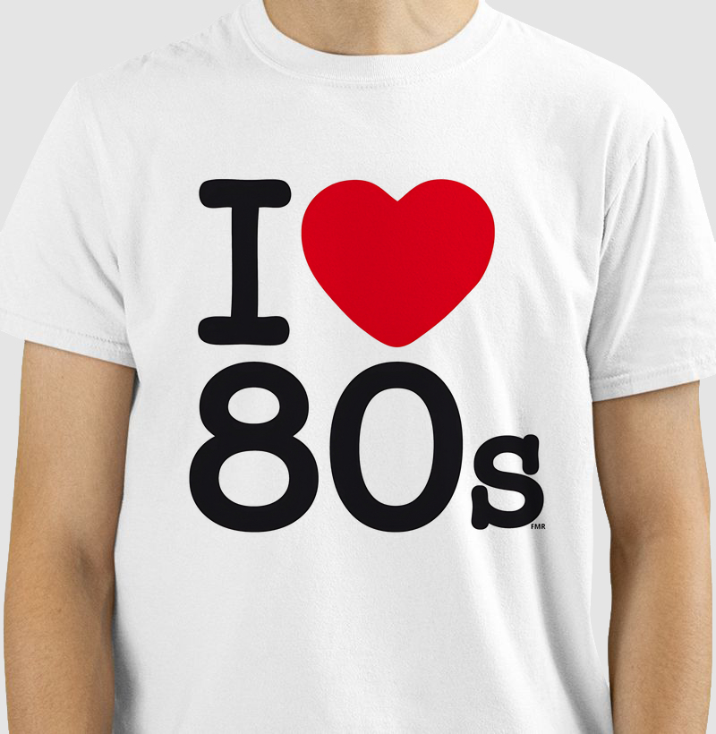 Camiseta I Love 80