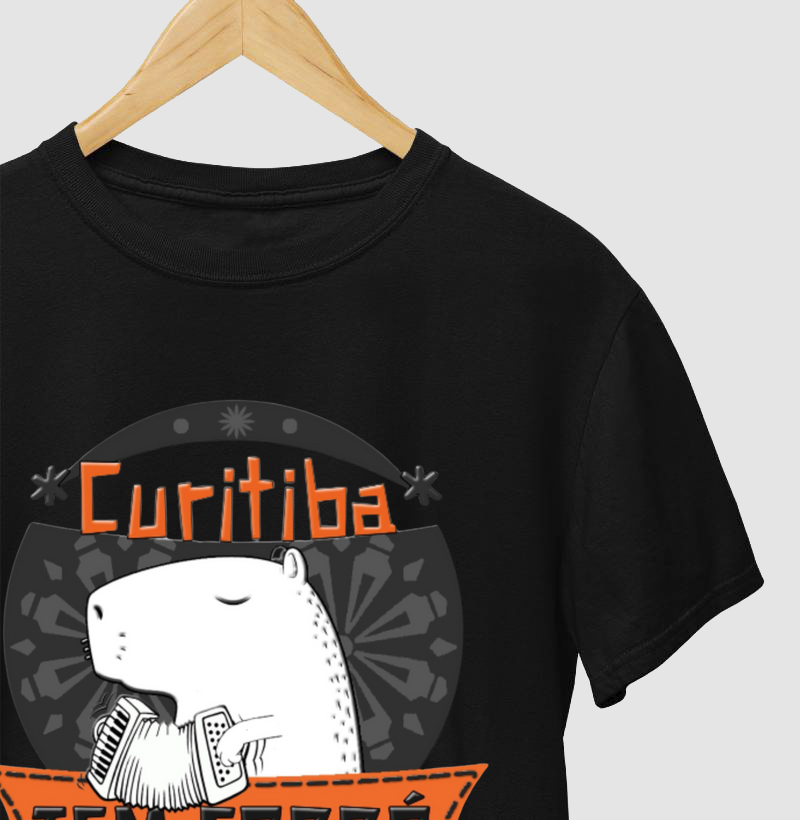 Camiseta Curitiba Tem Forró Retro