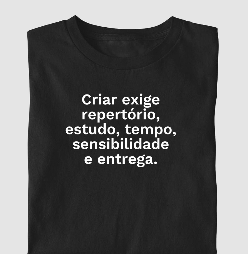 Criar exige