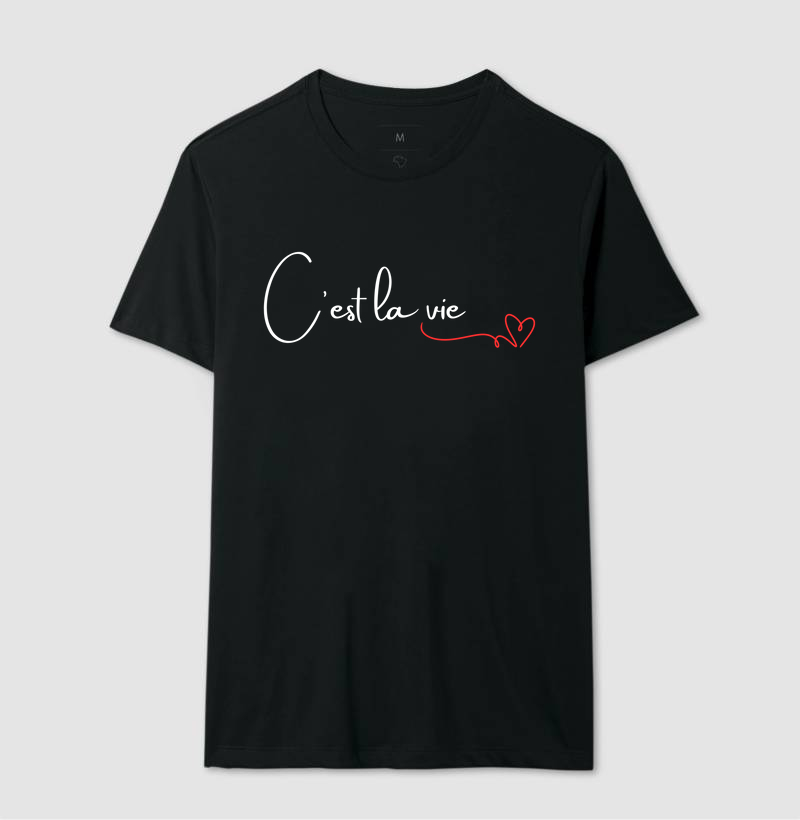Camiseta C'est la vie 