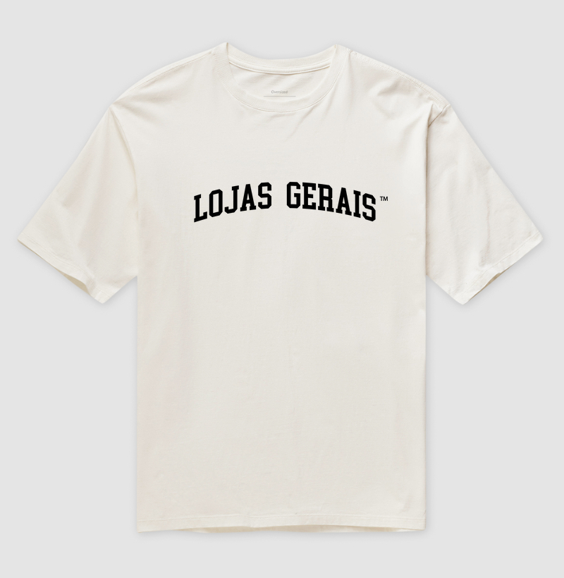 Lojas Gerais - Camiseta Oversized