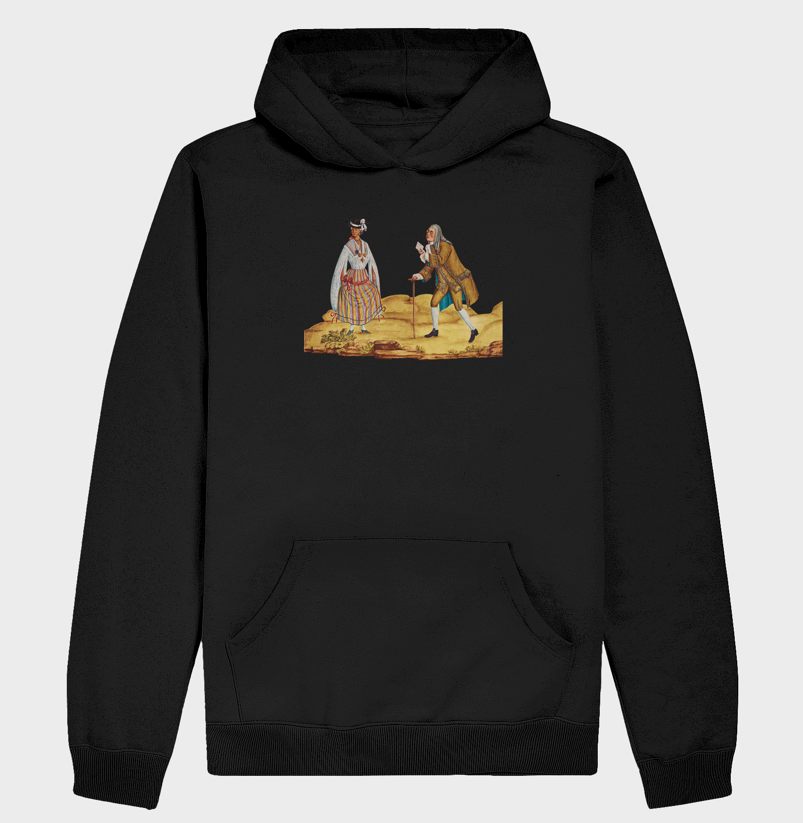 Moletom Carta de Amor: Encontro no Brasil Colonial