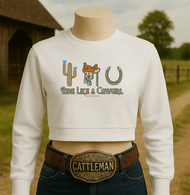 Blusa cropped Like cowgirls