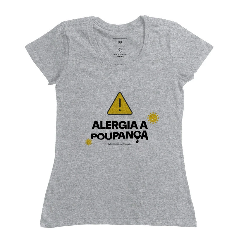 Camiseta Alergia a poupança