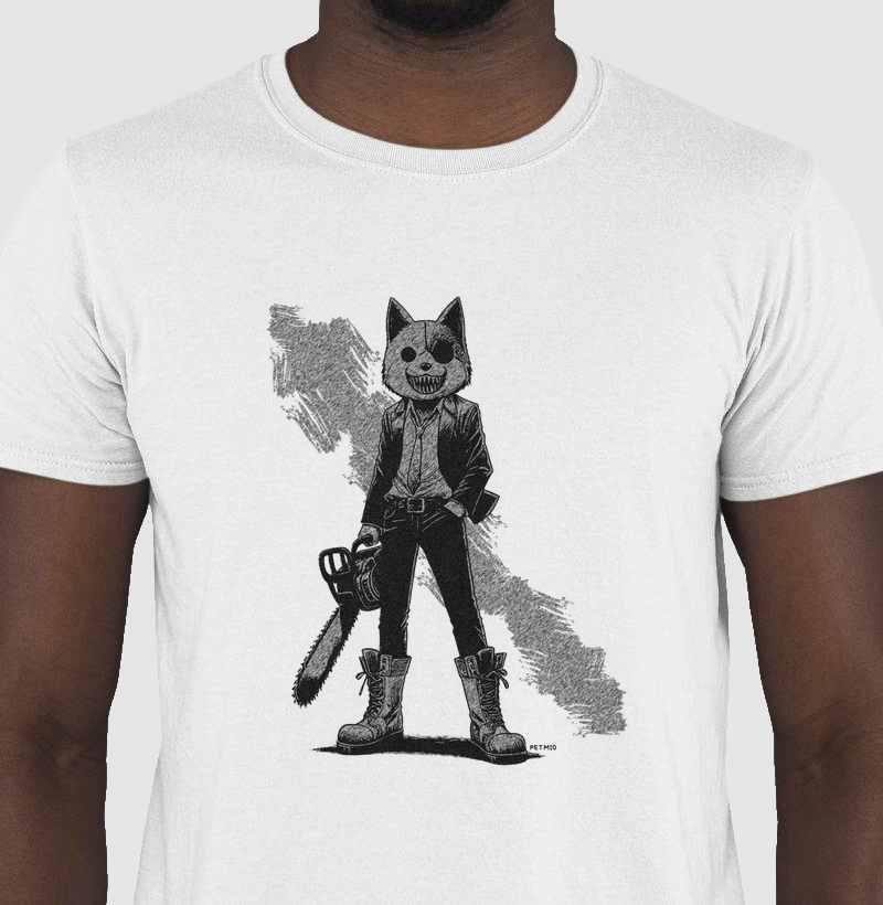 Camiseta Serra Elétrica - Edição especial de Halloween 